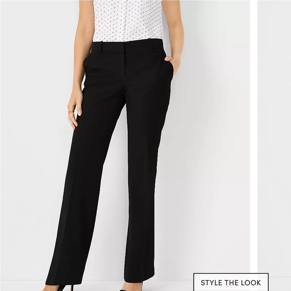 Ann Taylor Black Women's Trousers in Seasonless Stretch Black-brand new with tag